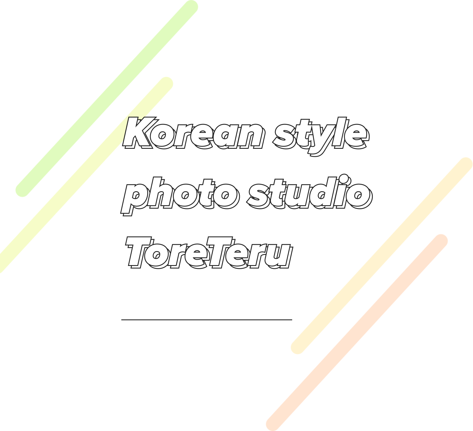 korean style photo studio toreteru